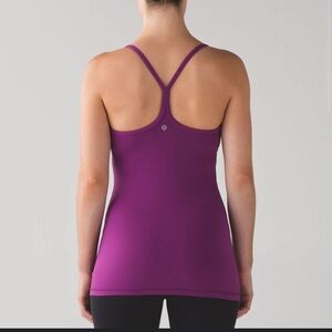 Lululemon Power Y Purple Tank